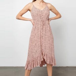 Rails Ruffle High-Low Spaghetti Strap Dress
